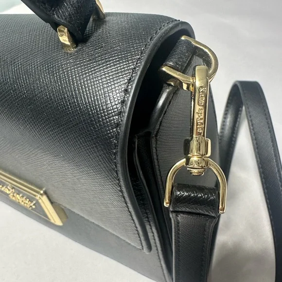 Kate Spade Black Crossbody Bag with Gold Accents - Picture 7 of 11